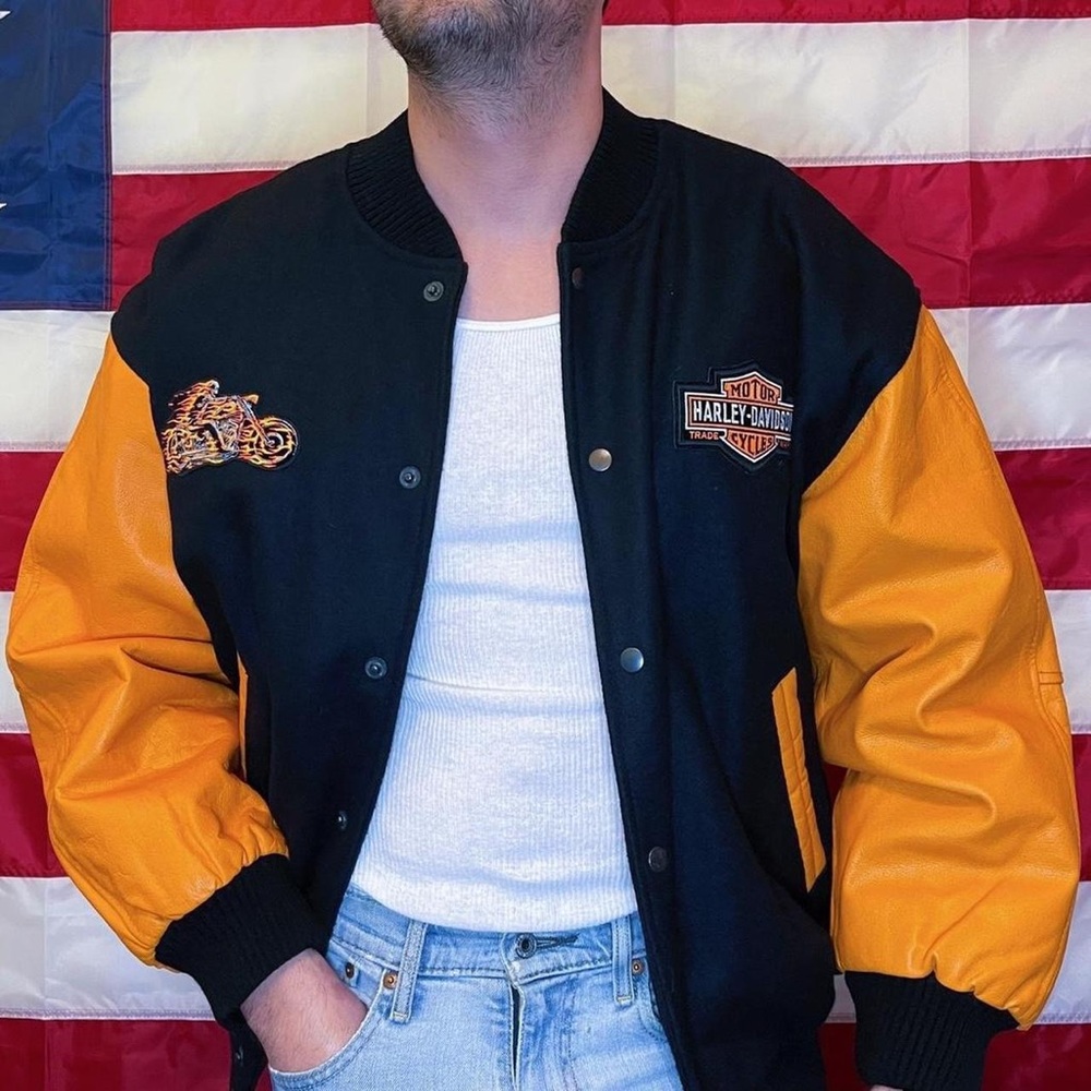 Vintage Harley Davidson Leather Jacket